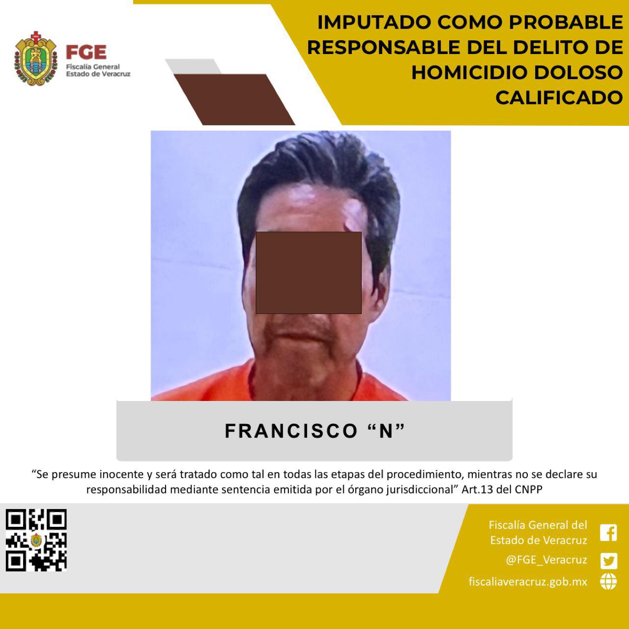 FISCALÍA REGIONAL IMPUTA A UN OBJETIVO PRIORITARIO DE ACULTZINGO Y MALTRATA, POR HOMICIDIO DOLOSO CALIFICADO.