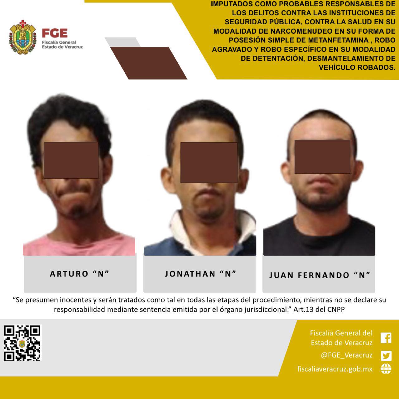 PRISIÓN PREVENTIVA CONTRA PROBABLES RESPONSABLES DE LOS DELITOS CONTRA LAS INSTITUCIONES DE SEGURIDAD PÚBLICA, CONTRA LA SALUD EN SU MODALIDAD DE NARCOMENUDEO EN SU FORMA DE POSESIÓN SIMPLE DE METANFETAMINA, ROBO AGRAVADO Y ROBO ESPECÍFICO EN SU MODALIDAD DE DETENTACIÓN, DESMANTELAMIENTO DE VEHÍCULO ROBADOS.