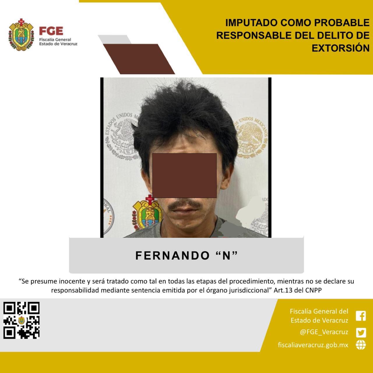 UECS LOGRA PRISIÓN PREVENTIVA JUSTIFICADA EN CONTRA DEL PROBABLE RESPONSABLE DEL DELITO DE EXTORSIÓN EN CONTRA DE LA COMUNIDAD COMERCIAL