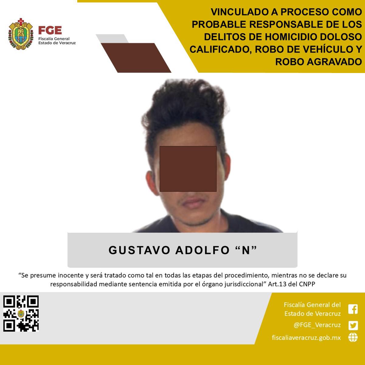 FGE RATIFICA PRISIÓN PREVENTIVA CONTRA TERCER PROBABLE RESPONSABLE DE LOS DELITOS DE HOMICIDIO DOLOSO CALIFICADO, ROBO DE VEHÍCULO Y ROBO AGRAVADO.
