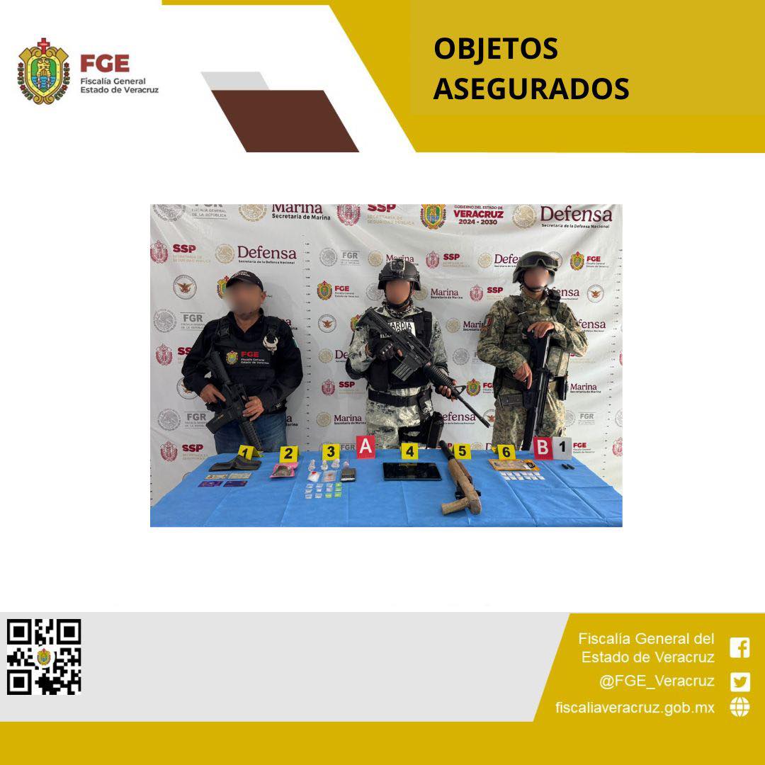OBJETOS ASEGURADOS EN OPERATIVO DE CATEO CON FUERZAS FEDERALES Y ESTATALES EN OMEALCA
