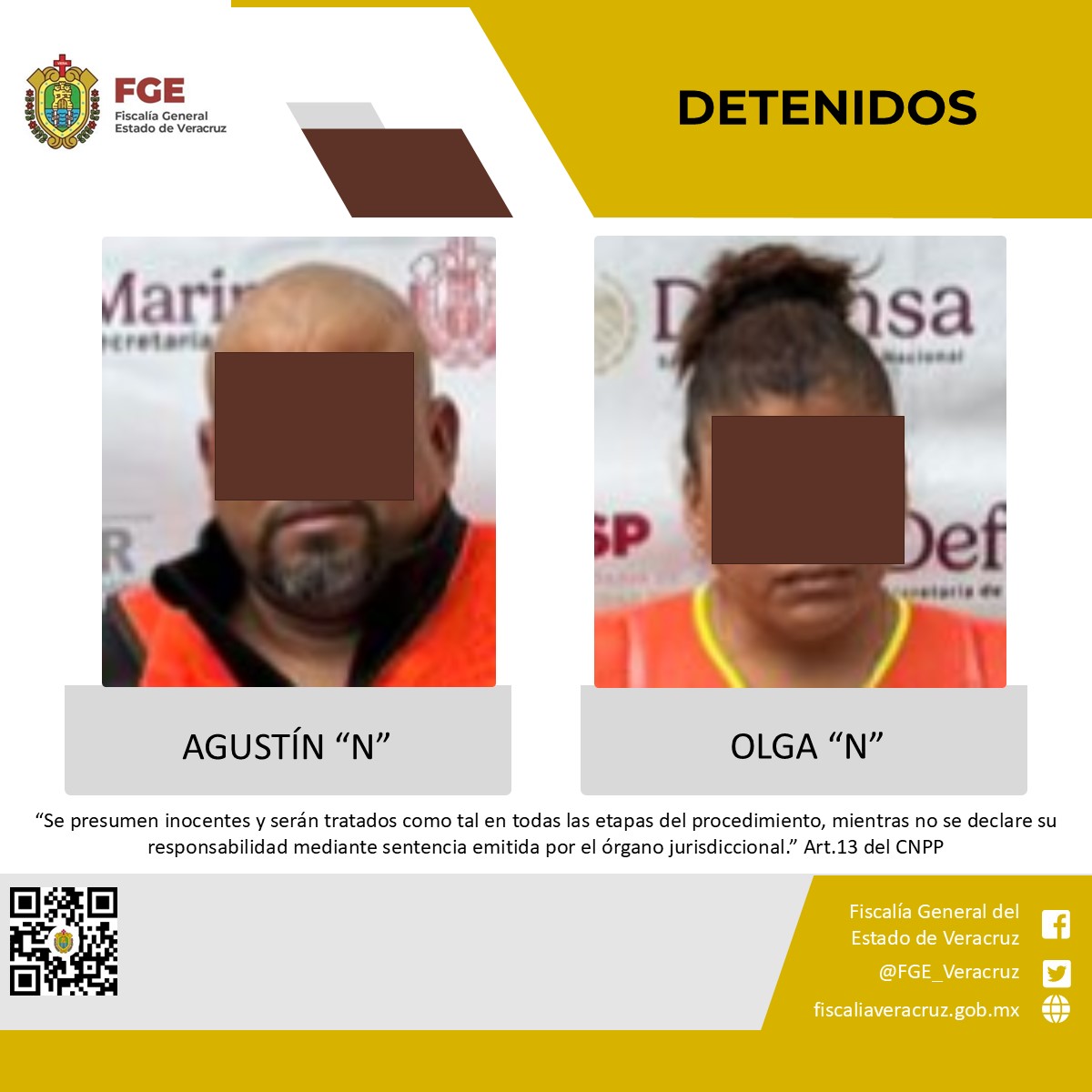DOS PERSONAS DETENIDAS EN OPERATIVO DE CATEO EN AMATLÁN DE LOS REYES