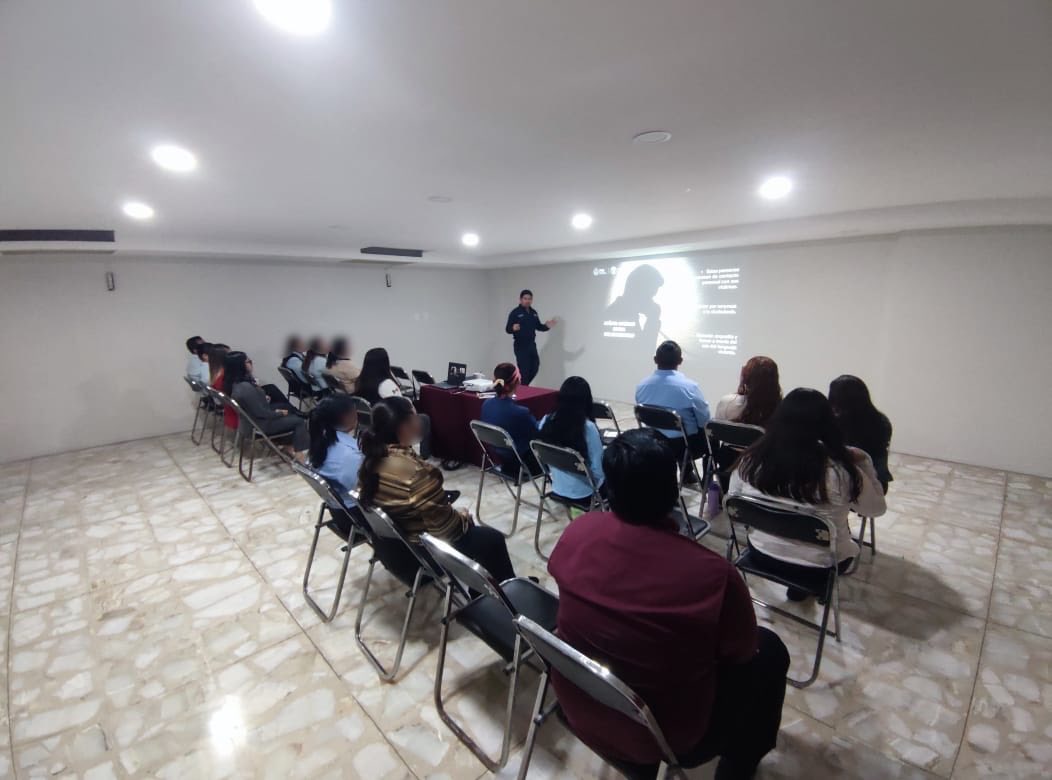 UECS IMPARTE PLÁTICA PREVENTIVA RELACIONADA CON EL SECUESTRO Y ENGAÑO TELEFÓNICO