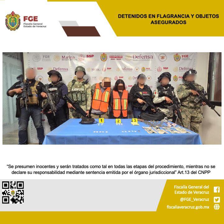 DOS PERSONAS DETENIDAS Y OBJETOS ASEGURADOS EN OPERATIVO DE CATEO CON FUERZAS FEDERALES Y ESTATALES EN ORIZABA