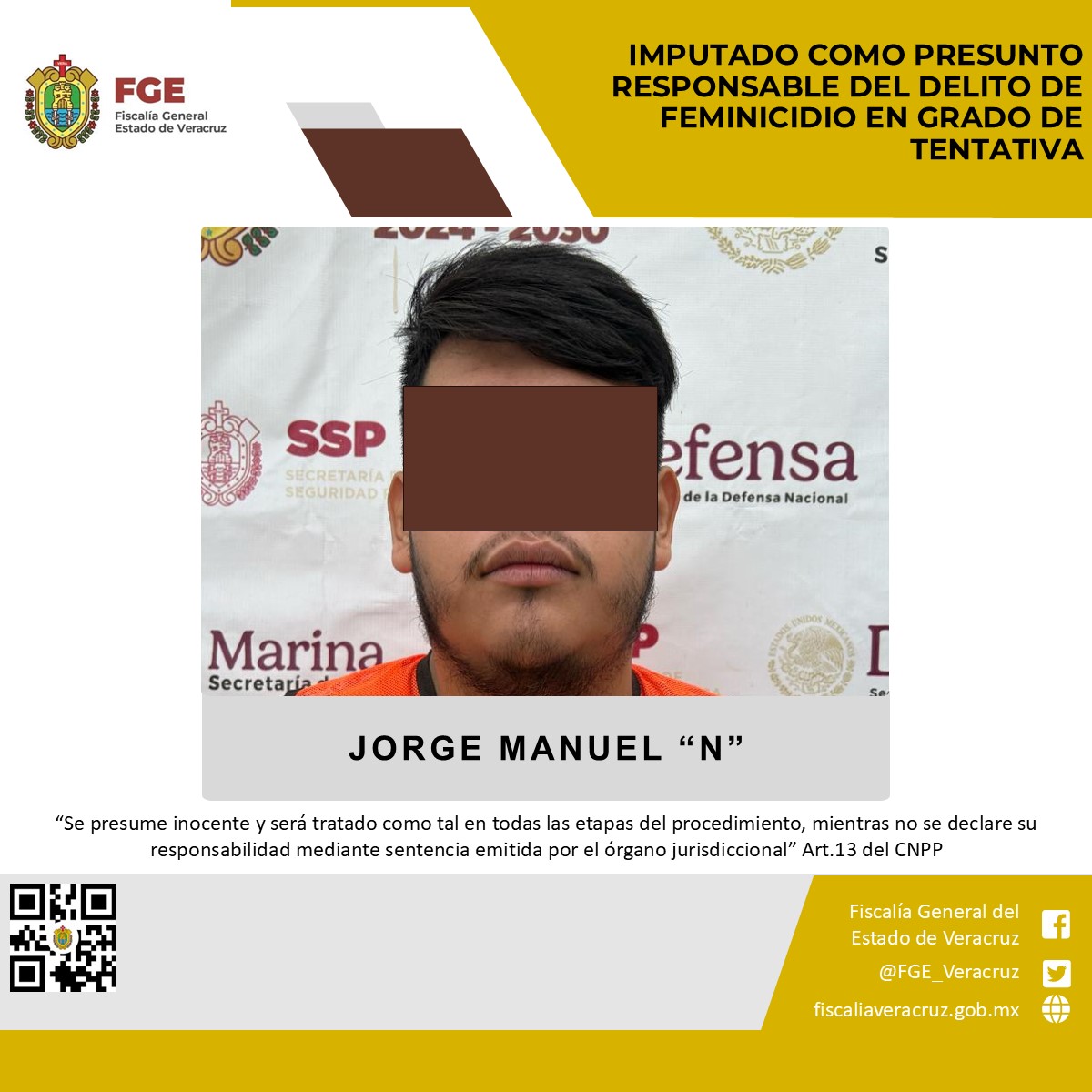 PRISIÓN PREVENTIVA CONTRA PRESUNTO RESPONSABLE DEL DELITO DE FEMINICIDIO EN GRADO DE TENTATIVA EN CÓRDOBA.