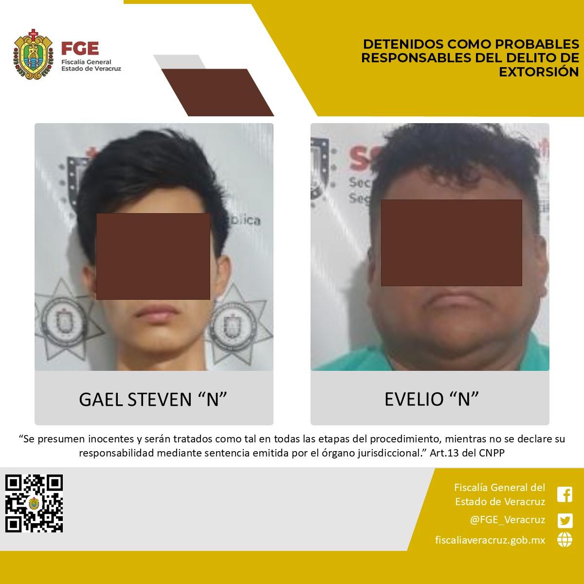 DETENIDOS EN FLAGRANCIA PROBABLES EXTORSIONADORES EN COATZACOALCOS, DENTRO DE LA ESTRATEGIA NACIONAL CONTRA LA EXTORSIÓN