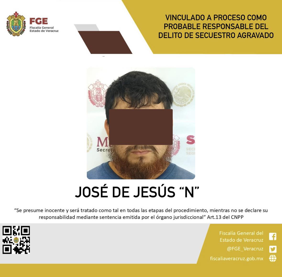 VINCULADO A PROCESO COMO PROBABLE RESPONSABLE DEL DELITO DE SECUESTRO AGRAVADO