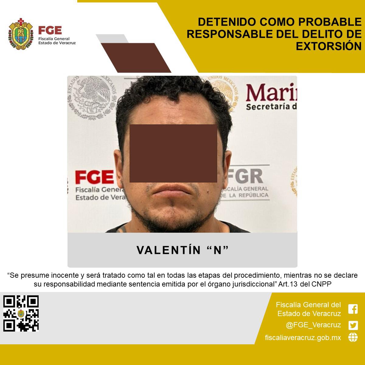 DETENIDO EN FLAGRANCIA PROBABLE EXTORSIONADOR EN COATZACOALCOS