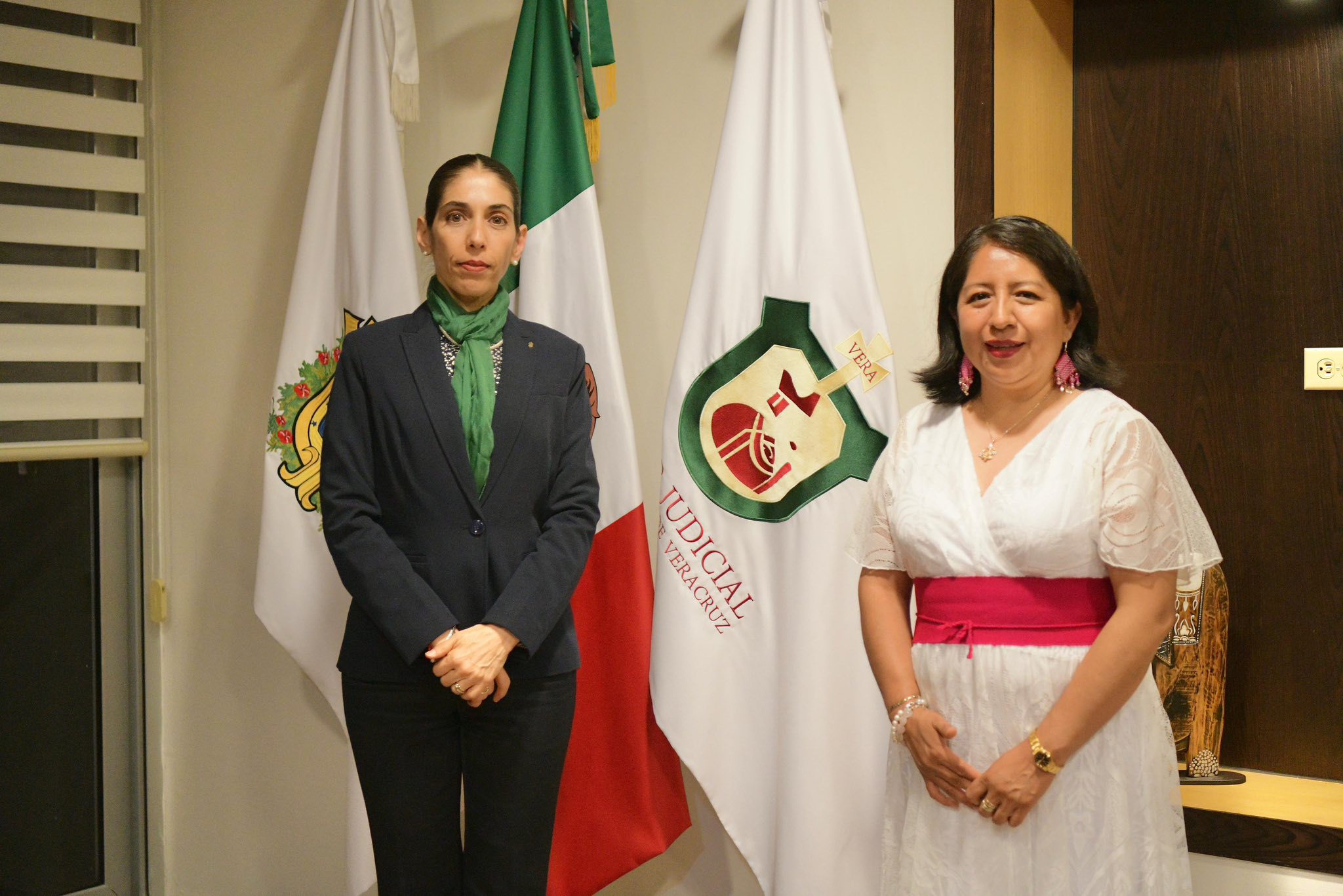 FISCAL GENERAL SOSTIENE REUNIÓN DE TRABAJO CON LA MAGISTRADA PRESIDENTA DEL TRIBUNAL SUPERIOR DE JUSTICIA