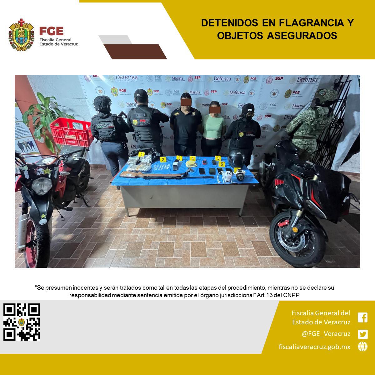 DOS PERSONAS DETENIDAS Y OBJETOS ASEGURADOS EN OPERATIVO DE CATEO CON FUERZAS FEDERALES Y ESTATALES EN JALCOMULCO