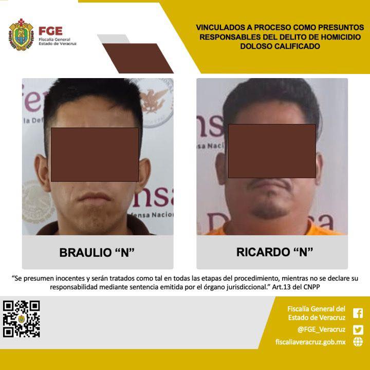 DICTAN VINCULACIÓN A PROCESO A PRESUNTOS RESPONSABLES DE HOMICIDIO DOLOSO OCURRIDO EN ALTOTONGA