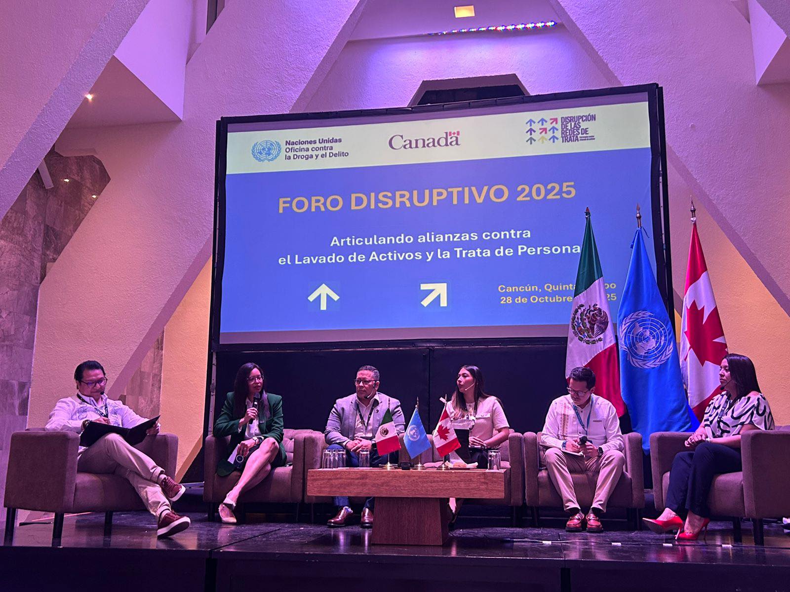 FGE participa en “Foro Disruptivo 2025: Articulando alianzas contra el Lavado de Activos y la Trata de Personas”.