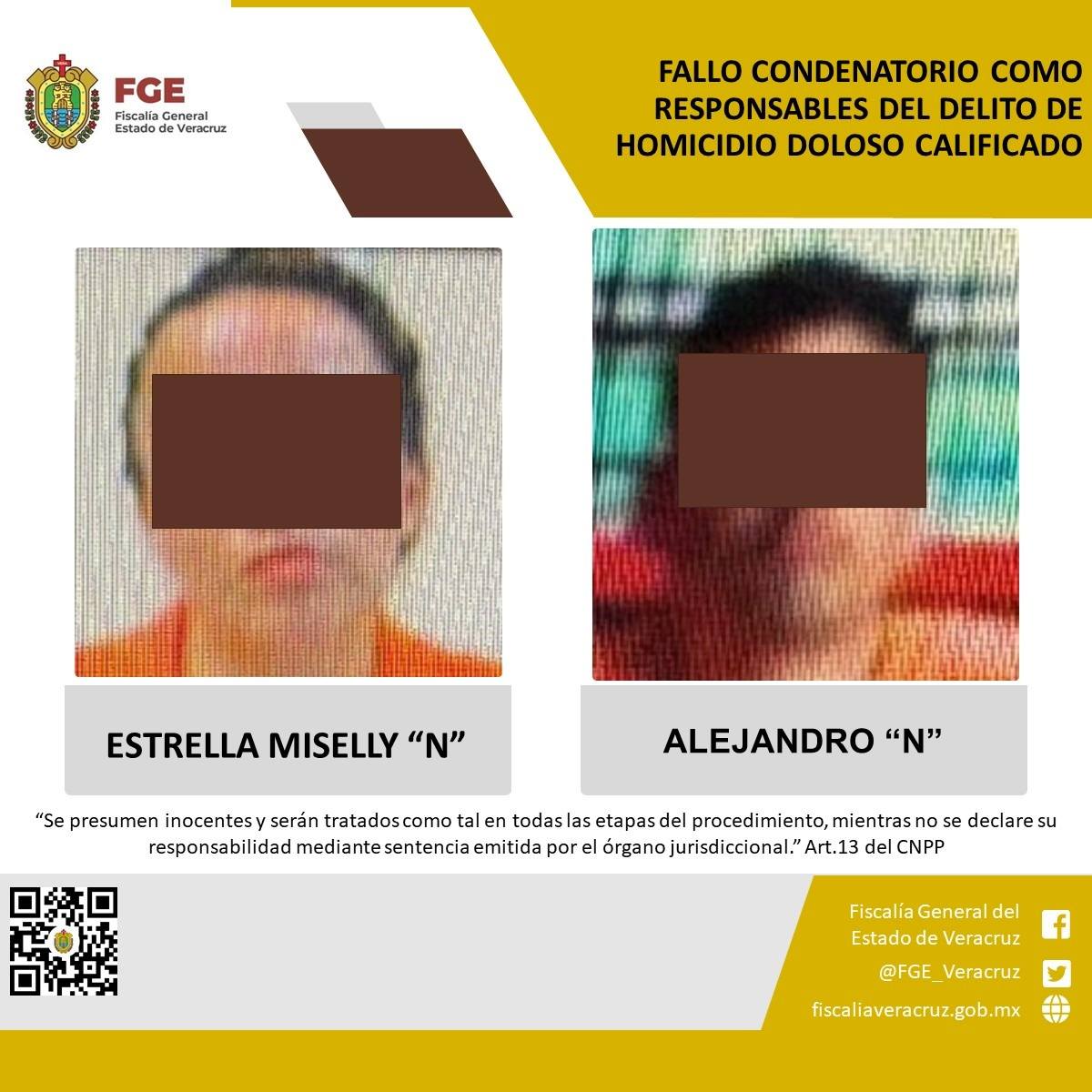 Fallo condenatorio como responsables del delito de homicidio doloso calificado