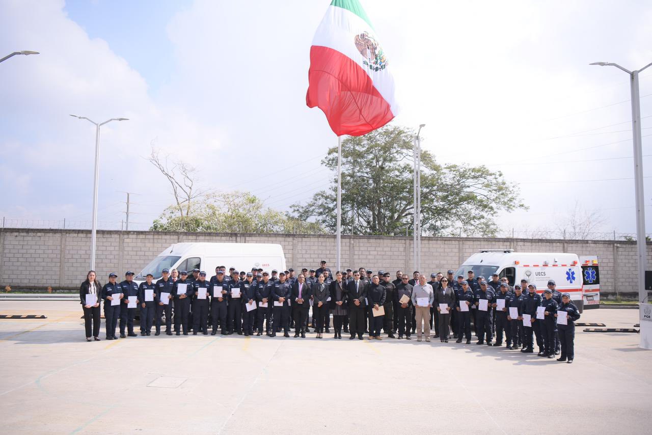 FISCAL GENERAL PRESIDE ENTREGA DE CONSTANCIAS A PERSONAL ESPECIALIZADO EN COMBATE AL SECUESTRO