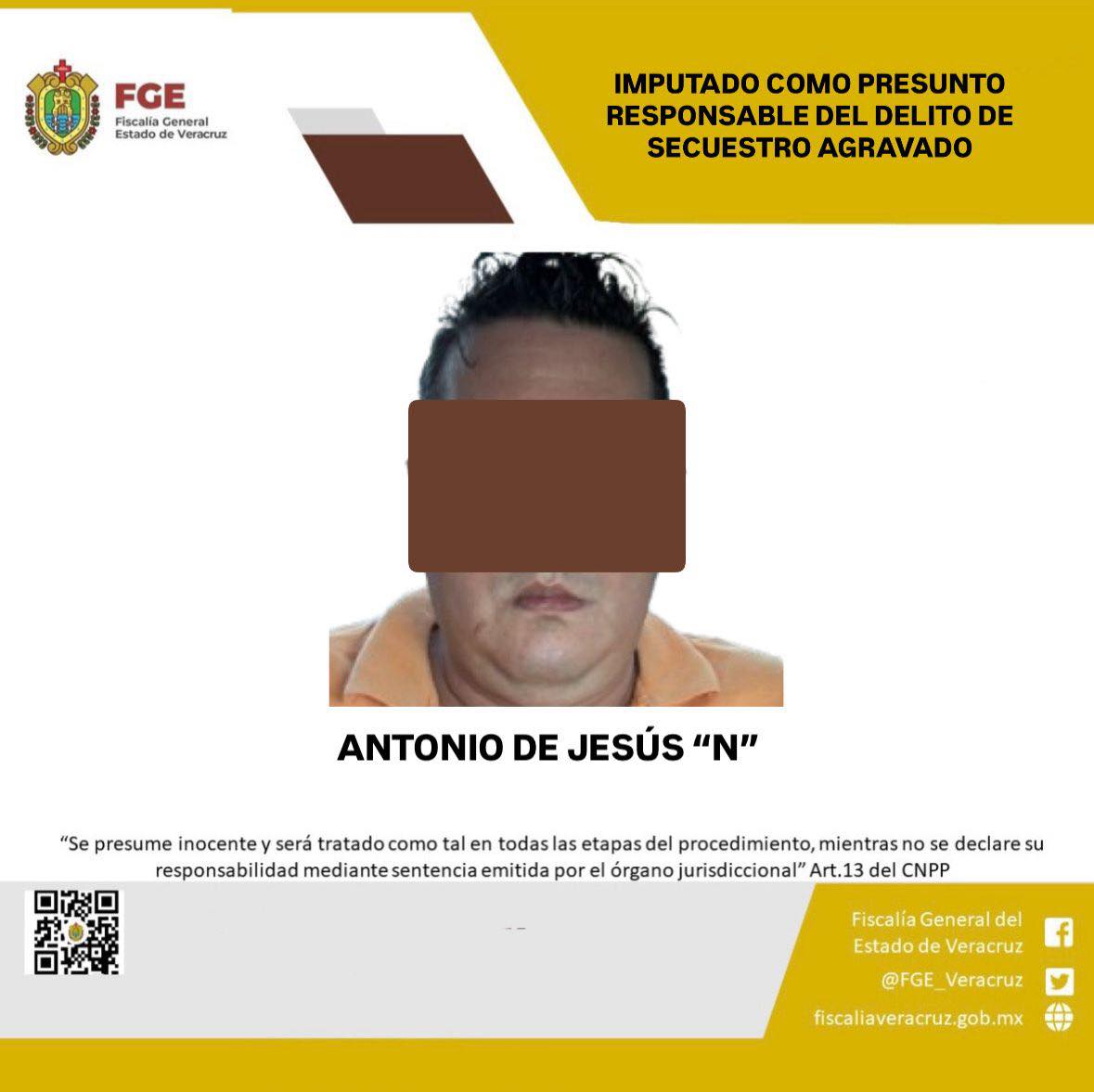Prisión preventiva a probable responsable del delito de Secuestro Agravado