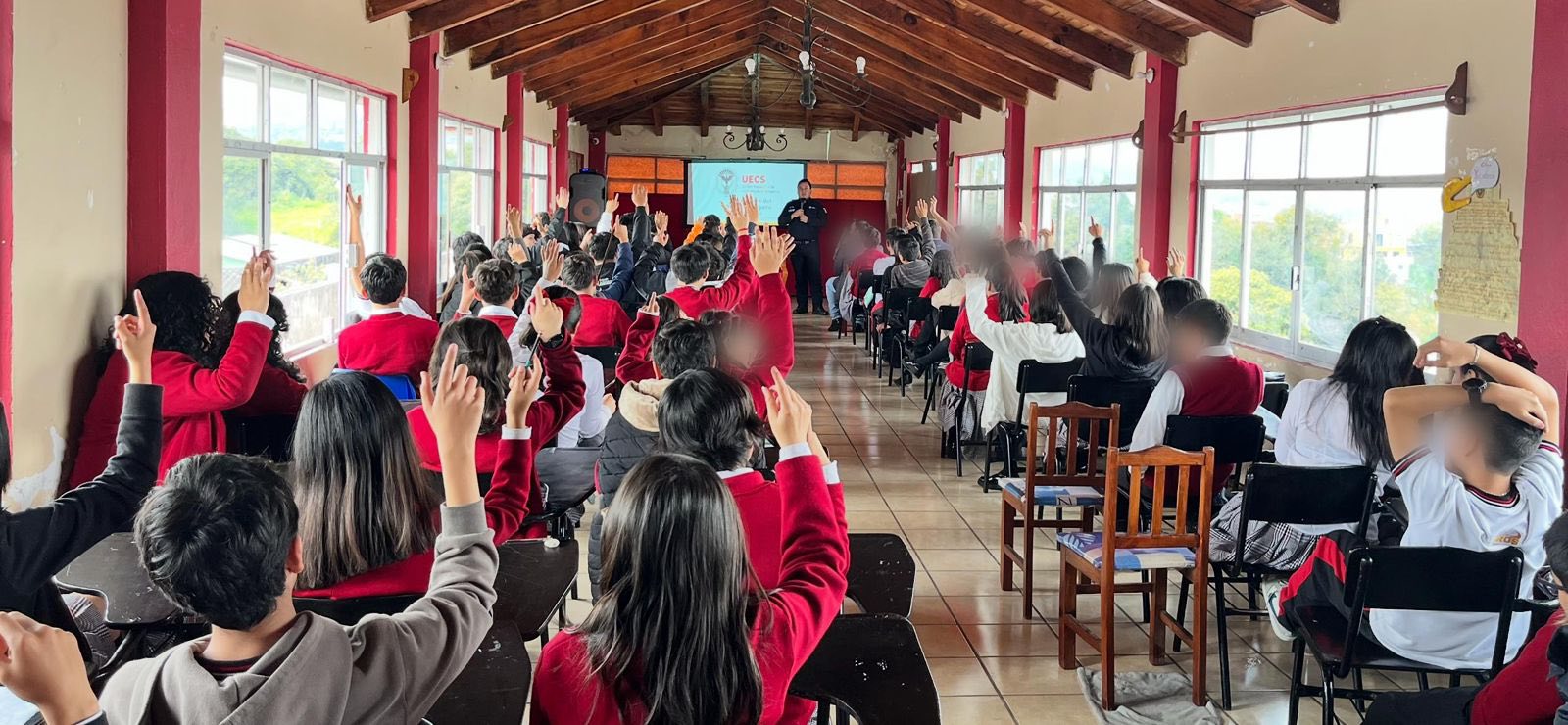 Imparte UECS plática preventiva relacionada a la extorsión