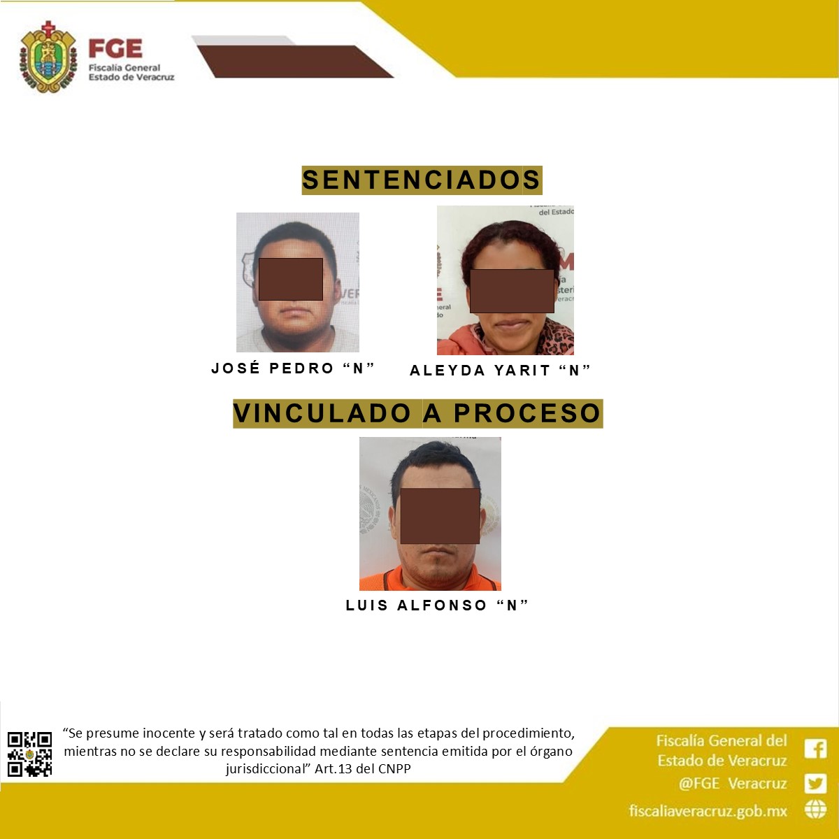 FGE informa resultados de acciones operativas y de investigación por diversos delitos en la entidad