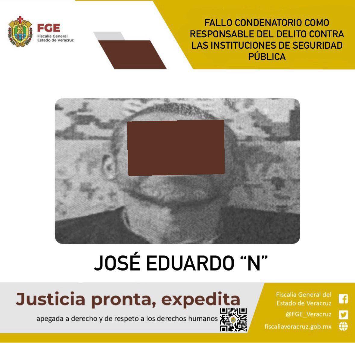 Fallo condenatorio contra responsable del delito contra las instituciones de seguridad pública