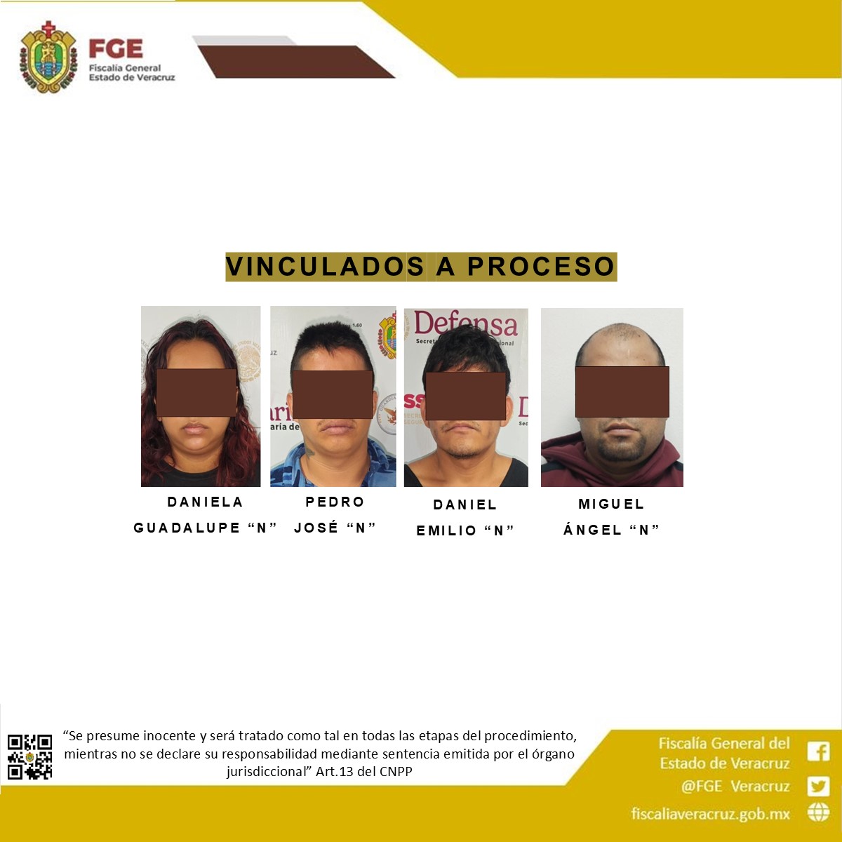 En Coatzacoalcos y Orizaba, vinculados a proceso por homicidio doloso calificado, homicidio doloso calificado en grado de tentativa y daños dolosos