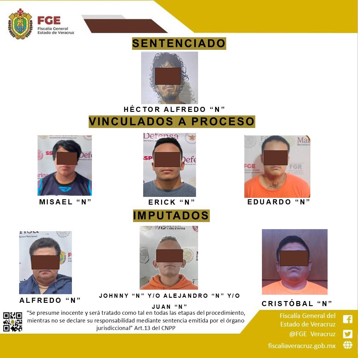 FGE logra sentencia condenatoria, vinculaciones a proceso e imputaciones por diversos delitos en diferentes municipios de la entidad