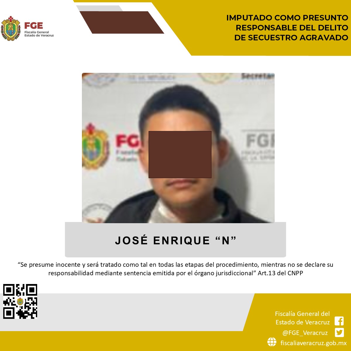 En Córdoba, imputado presunto responsable del delito de secuestro agravado