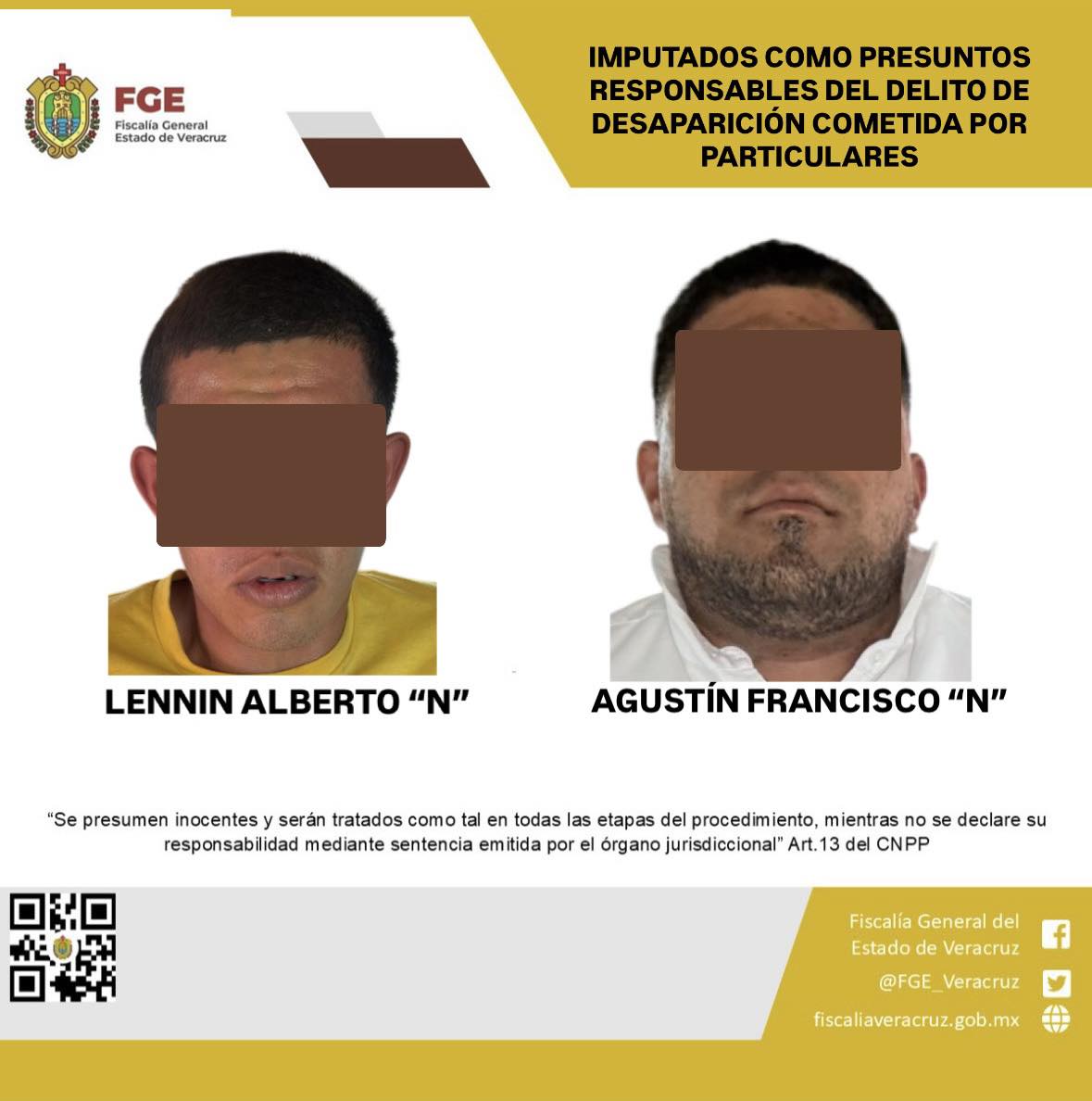 Prisión preventiva oficiosa contra presuntos responsables del delito de desaparición cometida por particulares