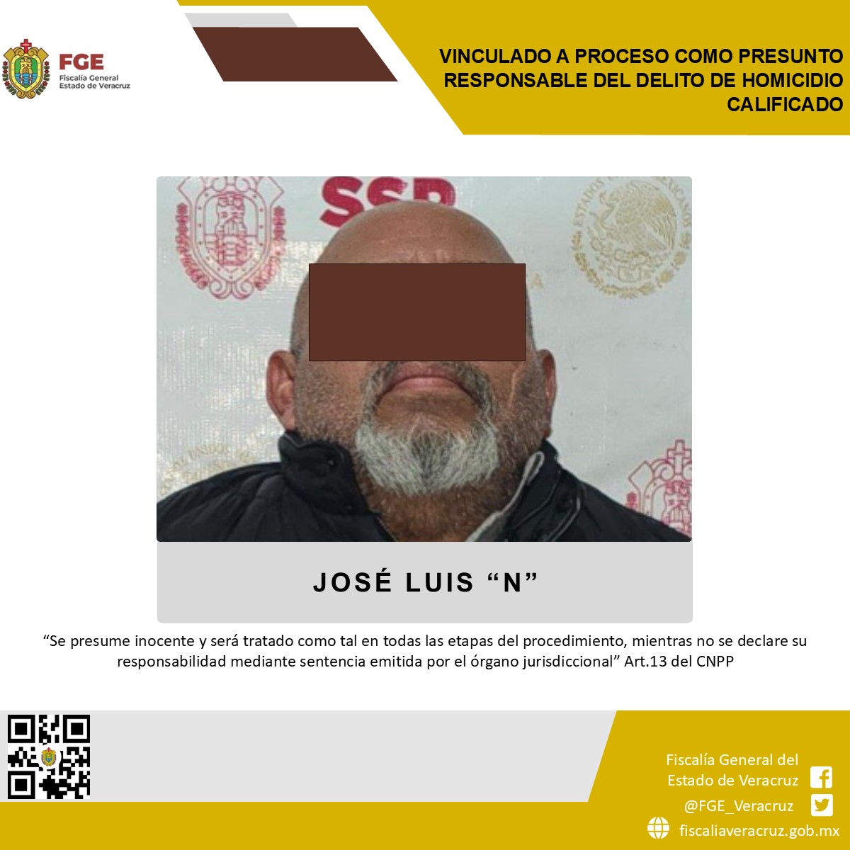 En la zona centro, dictan prisión preventiva justificada en contra de presunto homicida