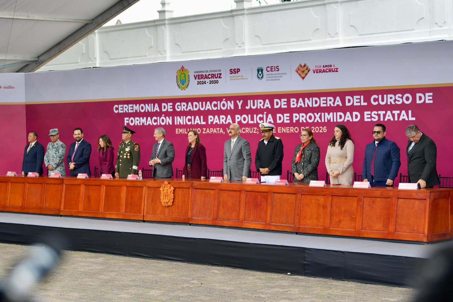 Asiste Fiscal General a ceremonia de incorporación de 53 nuevos policías estatales