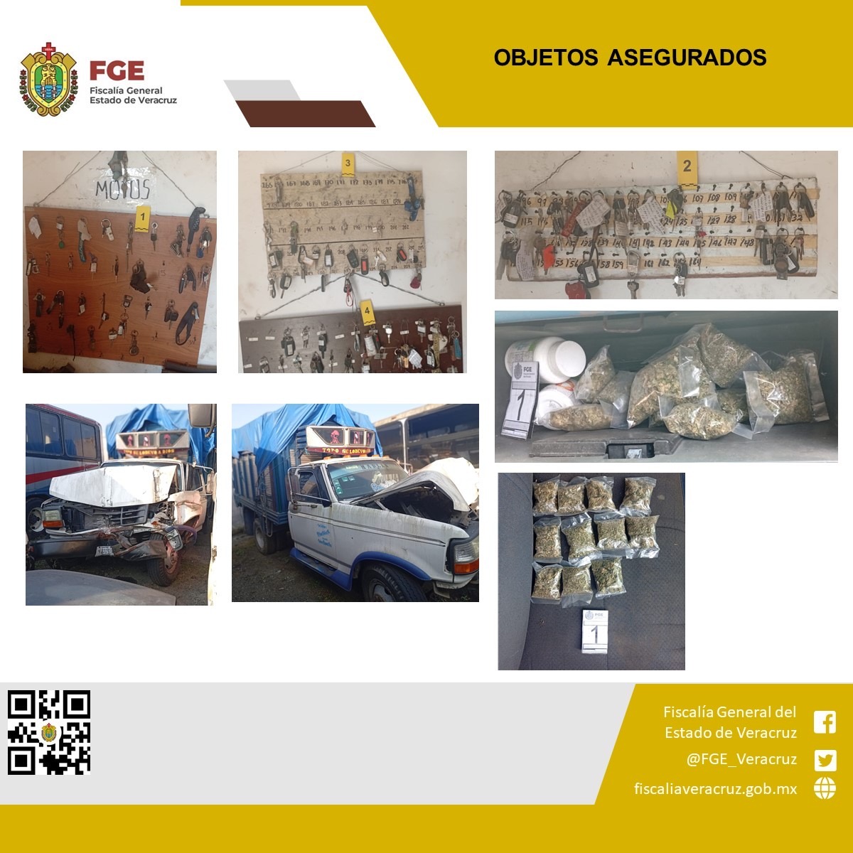 En Ixtaczoquitlán, FGE realiza cateo en corralón y asegura 327 vehículos