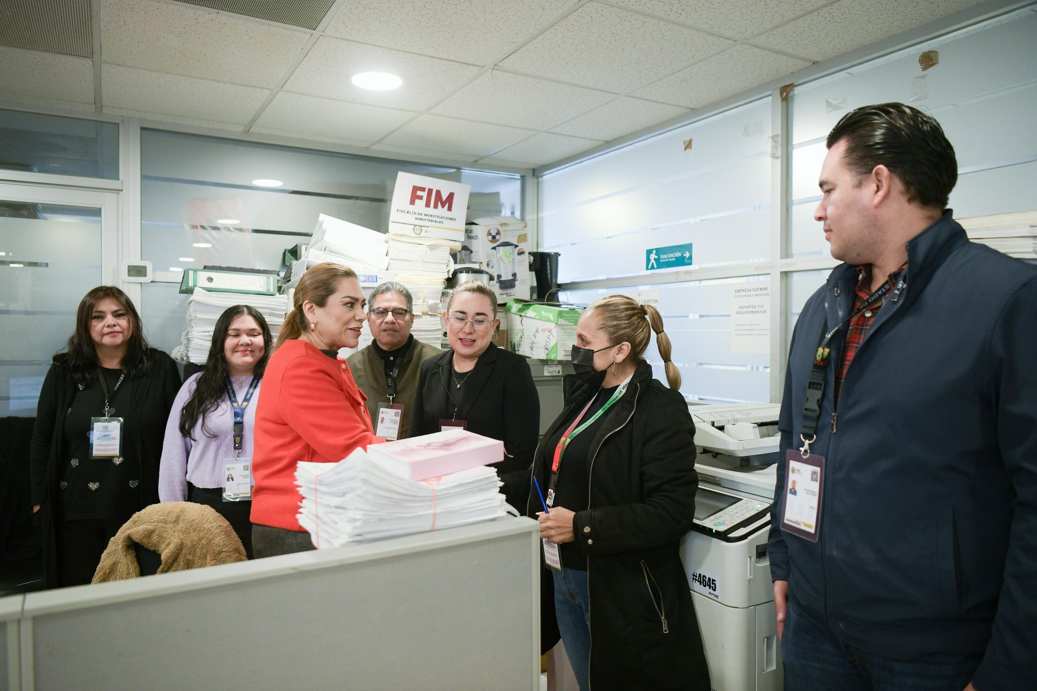 Fiscal General sostiene reunión de trabajo en la Fiscalía de Investigaciones Ministeriales