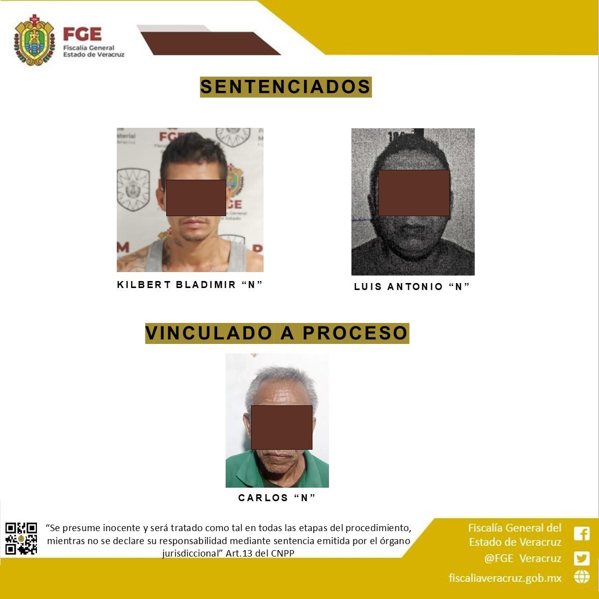 En Coatzacoalcos, sentencian a 53 años de cárcel a responsable de los delitos de feminicidio y lesiones dolosas calificadas, y en San Andrés Tuxtla, sentencian a homicida a 30 años de prisión