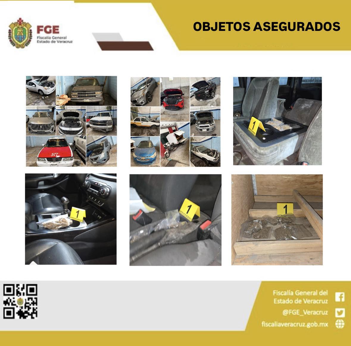 En Veracruz, acción coordinada con Fuerzas Federales y Estatales permite cateo y aseguramiento de vehículos con alteraciones