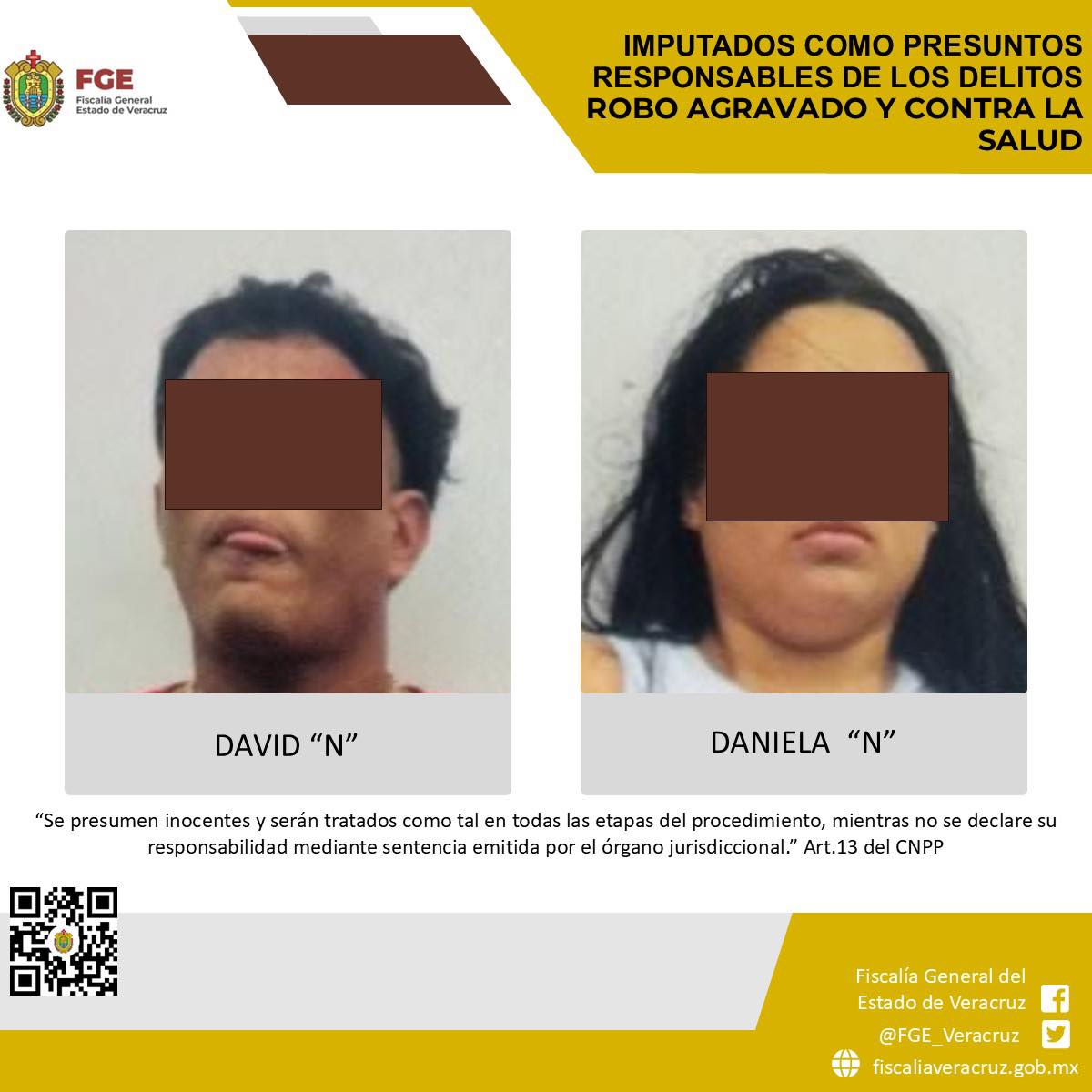 Imputan a presuntos responsables de robo a farmacia en Xalapa