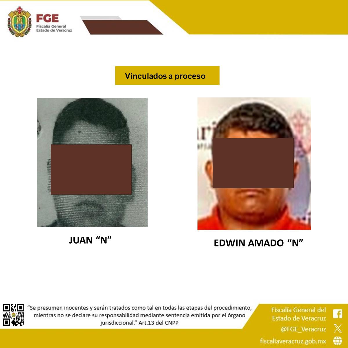 Vinculan a proceso a presuntos responsables de homicidio, lesiones y daños culposos en Fortín de las Flores y Papantla