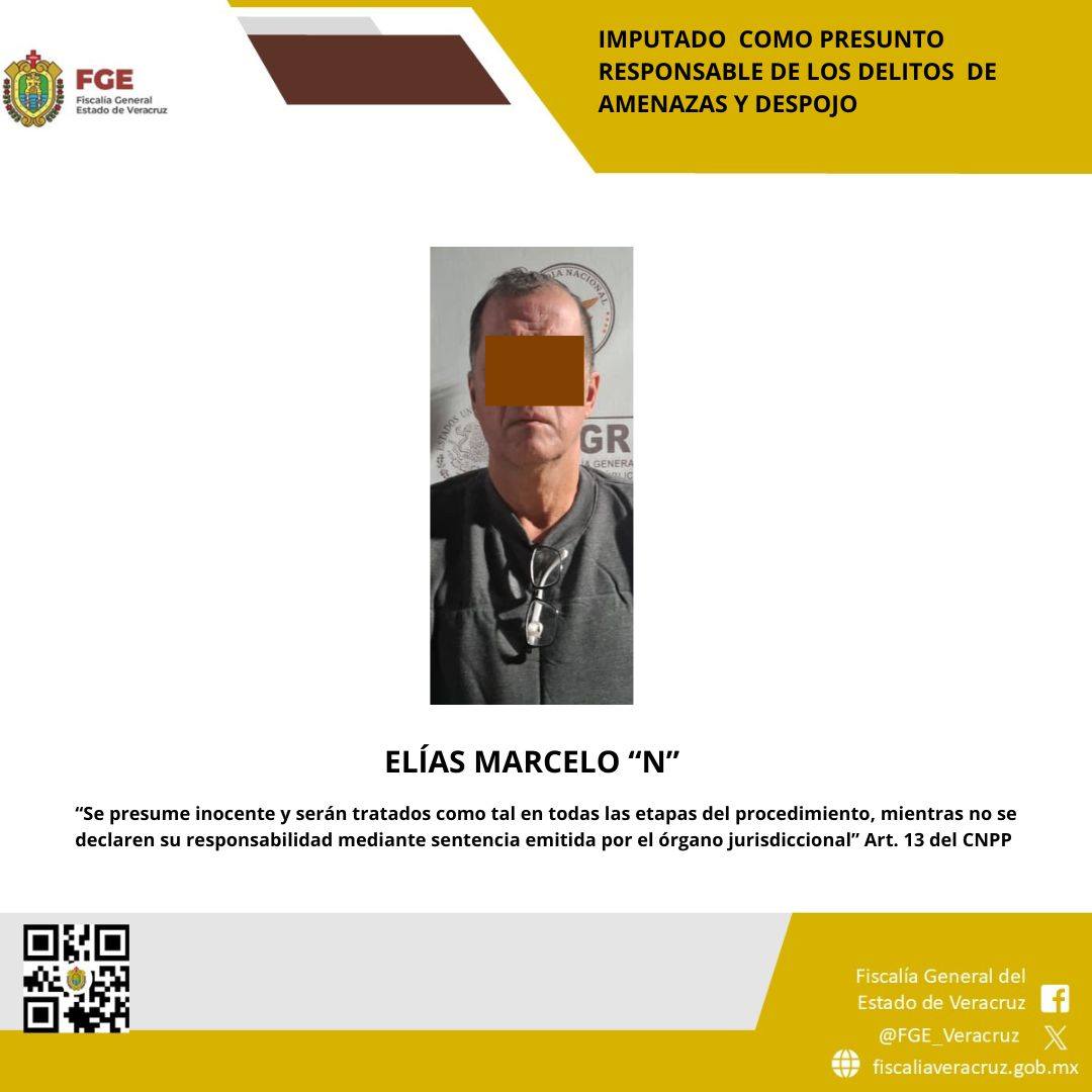 Imputan a presunto responsable de amenazas y despojo en Santiago Tuxtla