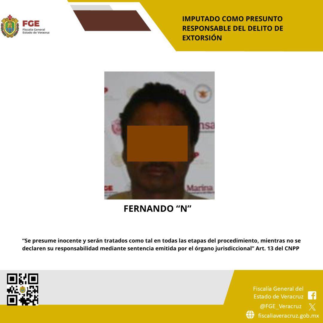 𝗙𝗶𝘀𝗰𝗮𝗹𝗶́𝗮 𝗱𝗲 𝗩𝗲𝗿𝗮𝗰𝗿𝘂𝘇 𝗹𝗼𝗴𝗿𝗮 𝗽𝗿𝗶𝘀𝗶𝗼́𝗻 𝗽𝗿𝗲𝘃𝗲𝗻𝘁𝗶𝘃𝗮 𝗰𝗼𝗻𝘁𝗿𝗮 𝗽𝗿𝗲𝘀𝘂𝗻𝘁𝗼 𝗿𝗲𝘀𝗽𝗼𝗻𝘀𝗮𝗯𝗹𝗲 𝗱𝗲 𝗲𝘅𝘁𝗼𝗿𝘀𝗶𝗼́𝗻