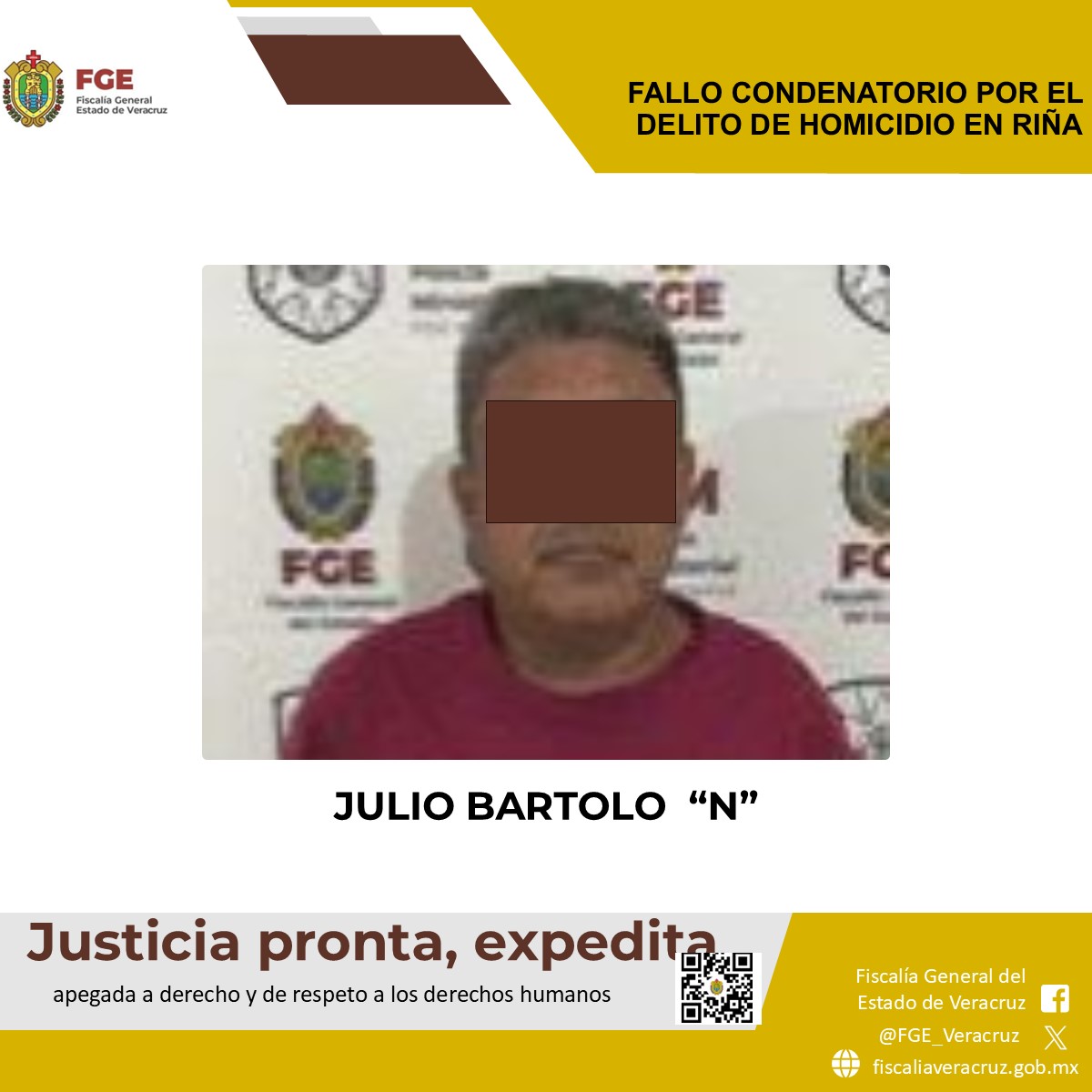 𝗙𝗶𝘀𝗰𝗮𝗹𝗶́𝗮 𝗹𝗼𝗴𝗿𝗮 𝗳𝗮𝗹𝗹𝗼 𝗰𝗼𝗻𝗱𝗲𝗻𝗮𝘁𝗼𝗿𝗶𝗼 𝗽𝗼𝗿 𝗵𝗼𝗺𝗶𝗰𝗶𝗱𝗶𝗼 𝗲𝗻 𝗿𝗶𝗻̃𝗮 𝗼𝗰𝘂𝗿𝗿𝗶𝗱𝗼 𝗲𝗻 𝗲𝗹 𝗽𝘂𝗲𝗿𝘁𝗼 𝗱𝗲 𝗩𝗲𝗿𝗮𝗰𝗿𝘂𝘇