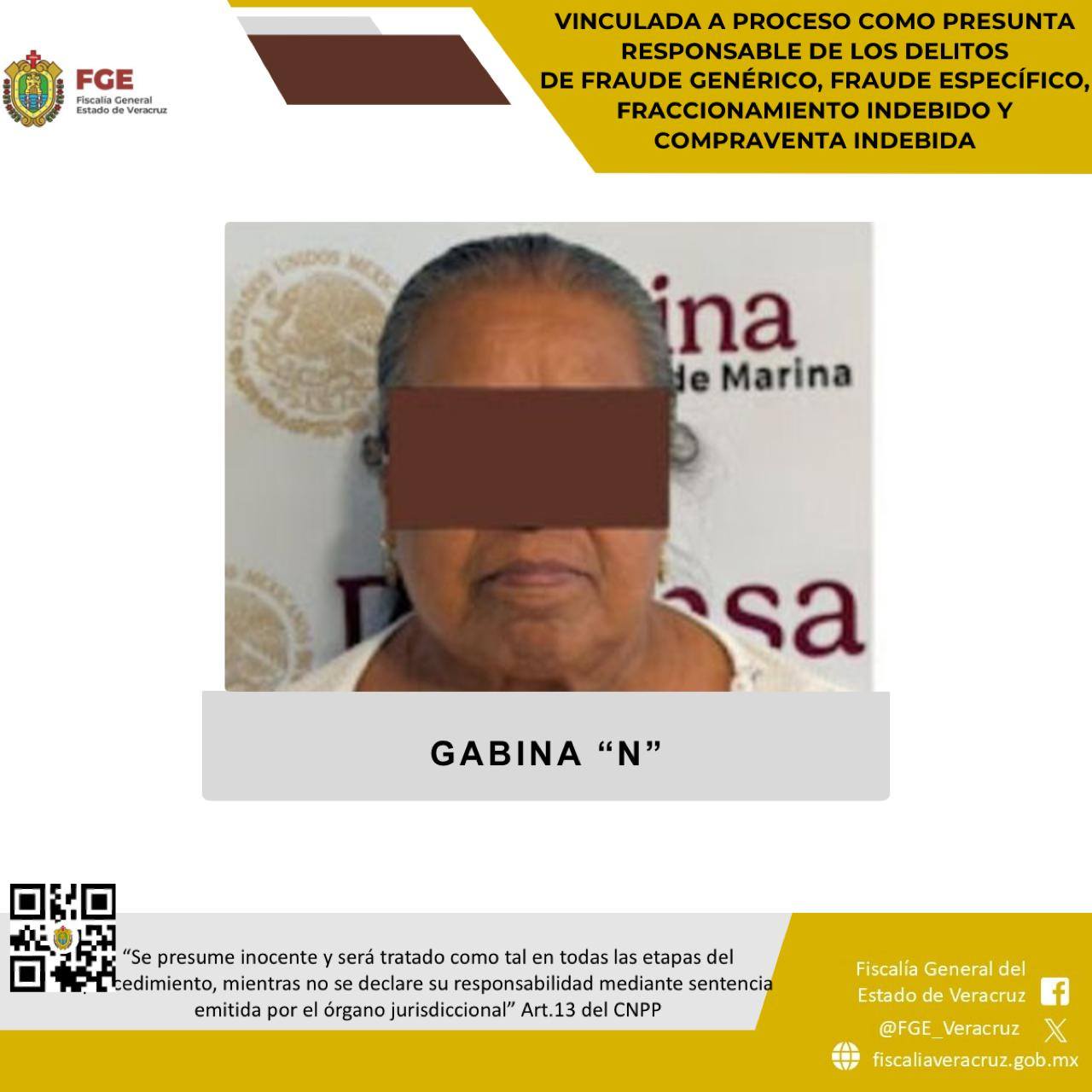 𝗙𝗶𝘀𝗰𝗮𝗹𝗶́𝗮 𝗱𝗲 𝗩𝗲𝗿𝗮𝗰𝗿𝘂𝘇 𝗹𝗼𝗴𝗿𝗮 𝘃𝗶𝗻𝗰𝘂𝗹𝗮𝗰𝗶𝗼́𝗻 𝗮 𝗽𝗿𝗼𝗰𝗲𝘀𝗼 𝗰𝗼𝗻𝘁𝗿𝗮 𝗽𝗿𝗲𝘀𝘂𝗻𝘁𝗮 𝗿𝗲𝘀𝗽𝗼𝗻𝘀𝗮𝗯𝗹𝗲 𝗱𝗲 𝗳𝗿𝗮𝘂𝗱𝗲𝘀 𝗲𝗻 𝘃𝗲𝗻𝘁𝗮 𝗱𝗲 𝗹𝗼𝘁𝗲𝘀 𝗲𝗻 𝗔𝘁𝘇𝗮𝗰𝗮𝗻