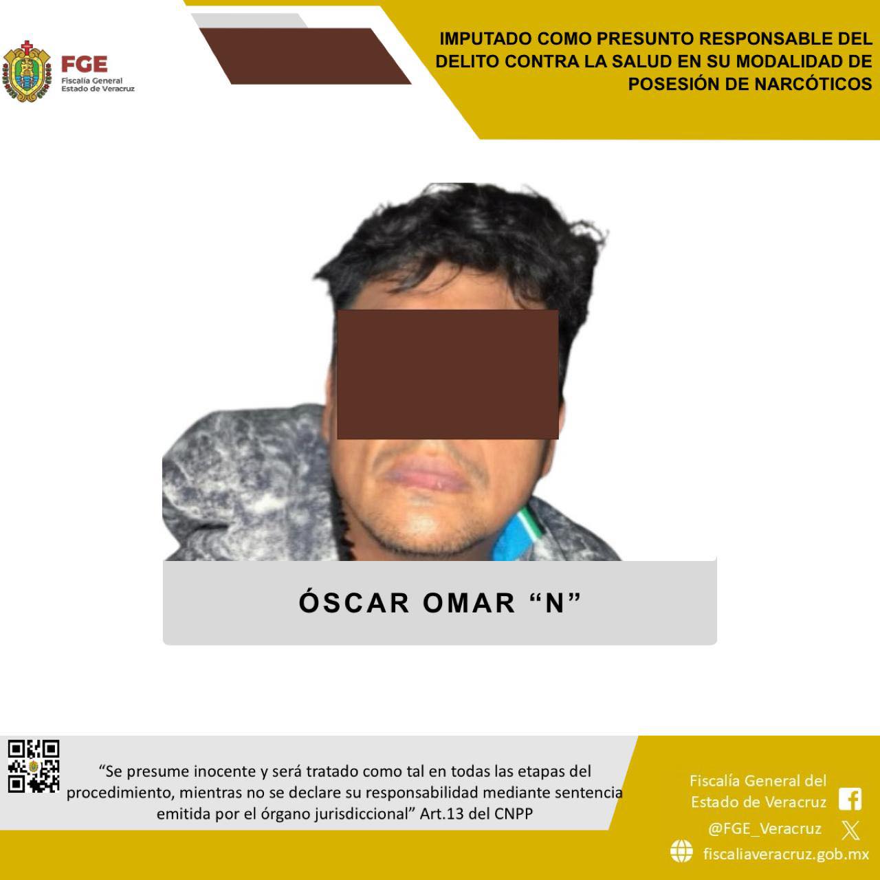 𝗙𝗶𝘀𝗰𝗮𝗹𝗶́𝗮 𝗱𝗲 𝗩𝗲𝗿𝗮𝗰𝗿𝘂𝘇 𝗹𝗼𝗴𝗿𝗮 𝗹𝗲𝗴𝗮𝗹𝗶𝘇𝗮𝗿 𝗱𝗲𝘁𝗲𝗻𝗰𝗶𝗼́𝗻 𝗲 𝗶𝗺𝗽𝘂𝘁𝗮𝗿 𝗮 𝗼𝗽𝗲𝗿𝗮𝗱𝗼𝗿 𝗰𝗹𝗮𝘃𝗲 𝗱𝗲 𝗰𝗲́𝗹𝘂𝗹𝗮 𝗱𝗲𝗹𝗶𝗰𝘁𝗶𝘃𝗮 𝗲𝗻 𝗹𝗮 𝗿𝗲𝗴𝗶𝗼́𝗻 𝗰𝗲𝗻𝘁𝗿𝗼