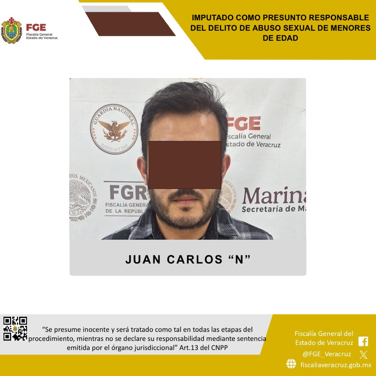 𝗙𝗶𝘀𝗰𝗮𝗹𝗶́𝗮 𝗱𝗲 𝗩𝗲𝗿𝗮𝗰𝗿𝘂𝘇 𝗹𝗼𝗴𝗿𝗮 𝗽𝗿𝗶𝘀𝗶𝗼́𝗻 𝗽𝗿𝗲𝘃𝗲𝗻𝘁𝗶𝘃𝗮 𝗰𝗼𝗻𝘁𝗿𝗮 𝗽𝗿𝗲𝘀𝘂𝗻𝘁𝗼 𝗮𝗴𝗿𝗲𝘀𝗼𝗿 𝘀𝗲𝘅𝘂𝗮𝗹 𝗲𝗻 𝗫𝗮𝗹𝗮𝗽𝗮