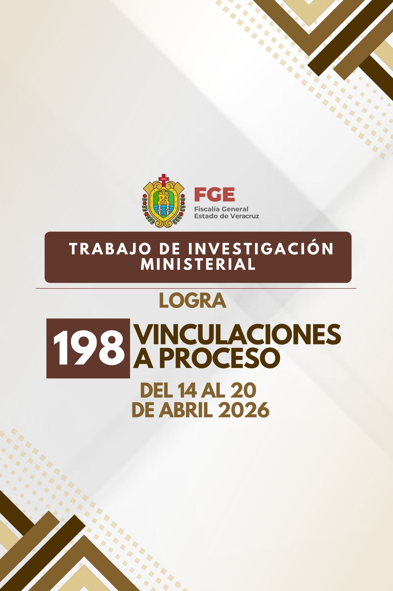 𝗦𝗲𝗺𝗮𝗻𝗮 𝗰𝗼𝗻𝘁𝘂𝗻𝗱𝗲𝗻𝘁𝗲 𝗰𝗼𝗻𝘁𝗿𝗮 𝗲𝗹 𝗱𝗲𝗹𝗶𝘁𝗼: 𝟭𝟵𝟴 𝘃𝗶𝗻𝗰𝘂𝗹𝗮𝗰𝗶𝗼𝗻𝗲𝘀 𝗮 𝗽𝗿𝗼𝗰𝗲𝘀𝗼 𝗲𝗻 𝗩𝗲𝗿𝗮𝗰𝗿𝘂𝘇 𝗽𝗼𝗿 𝗱𝗲𝗹𝗶𝘁𝗼𝘀 𝗰𝗼𝗺𝗼 𝗵𝗼𝗺𝗶𝗰𝗶𝗱𝗶𝗼, 𝗳𝗲𝗺𝗶𝗻𝗶𝗰𝗶𝗱𝗶𝗼 𝗲 𝗶𝗻𝗰𝘂𝗺𝗽𝗹𝗶𝗺𝗶𝗲𝗻𝘁𝗼 𝗱𝗲 𝘂𝗻 𝗱𝗲𝗯𝗲𝗿 𝗹𝗲𝗴𝗮𝗹