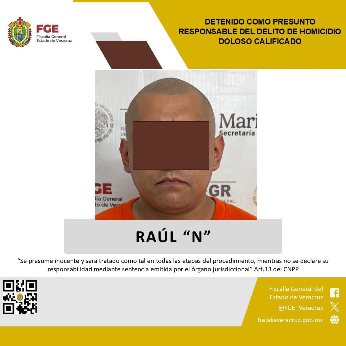 𝗢𝗿𝗱𝗲𝗻 𝗱𝗲 𝗮𝗽𝗿𝗲𝗵𝗲𝗻𝘀𝗶𝗼́𝗻 𝗰𝗼𝗻𝘁𝗿𝗮 𝗼𝗯𝗷𝗲𝘁𝗶𝘃𝗼 𝗽𝗿𝗶𝗼𝗿𝗶𝘁𝗮𝗿𝗶𝗼 𝗲𝗻 𝗫𝗮𝗹𝗮𝗽𝗮, 𝗽𝗼𝗿 𝘁𝗿𝗶𝗽𝗹𝗲 𝗵𝗼𝗺𝗶𝗰𝗶𝗱𝗶𝗼 𝗲𝗻 𝗘𝗹 𝗖𝗮𝘀𝘁𝗶𝗹𝗹𝗼