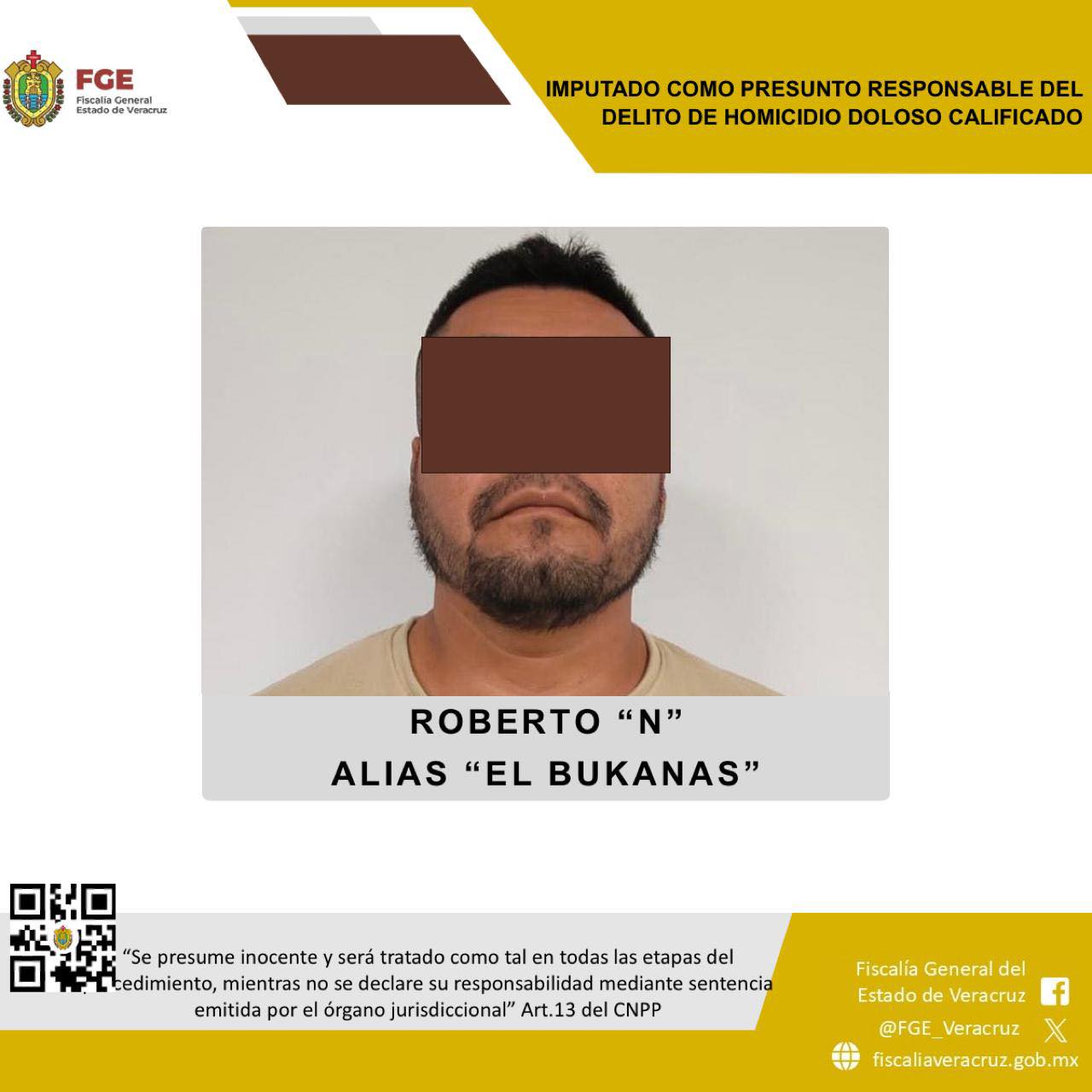 𝗗𝗶𝗰𝘁𝗮 𝗷𝘂𝗲𝘇 𝗽𝗿𝗶𝘀𝗶𝗼́𝗻 𝗽𝗿𝗲𝘃𝗲𝗻𝘁𝗶𝘃𝗮 𝗮 “𝗘𝗹 𝗕𝘂𝗸𝗮𝗻𝗮𝘀” 𝗽𝗼𝗿 𝗽𝗿𝗲𝘀𝘂𝗻𝘁𝗼 𝗵𝗼𝗺𝗶𝗰𝗶𝗱𝗶𝗼 𝗲𝗻 𝗖𝗶𝘂𝗱𝗮𝗱 𝗠𝗲𝗻𝗱𝗼𝘇𝗮