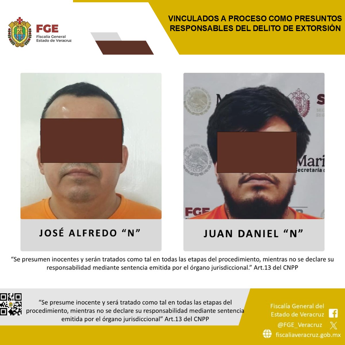 𝗩𝗶𝗻𝗰𝘂𝗹𝗮𝗻 𝗮 𝗽𝗿𝗼𝗰𝗲𝘀𝗼 𝗮 𝗱𝗼𝘀 𝗽𝗿𝗲𝘀𝘂𝗻𝘁𝗼𝘀 𝗲𝘅𝘁𝗼𝗿𝘀𝗶𝗼𝗻𝗮𝗱𝗼𝗿𝗲𝘀 𝗲𝗻 𝗔𝘁𝗼𝘆𝗮𝗰 𝗽𝗼𝗿 𝗰𝗼𝗯𝗿𝗼 𝗱𝗲 𝗽𝗶𝘀𝗼