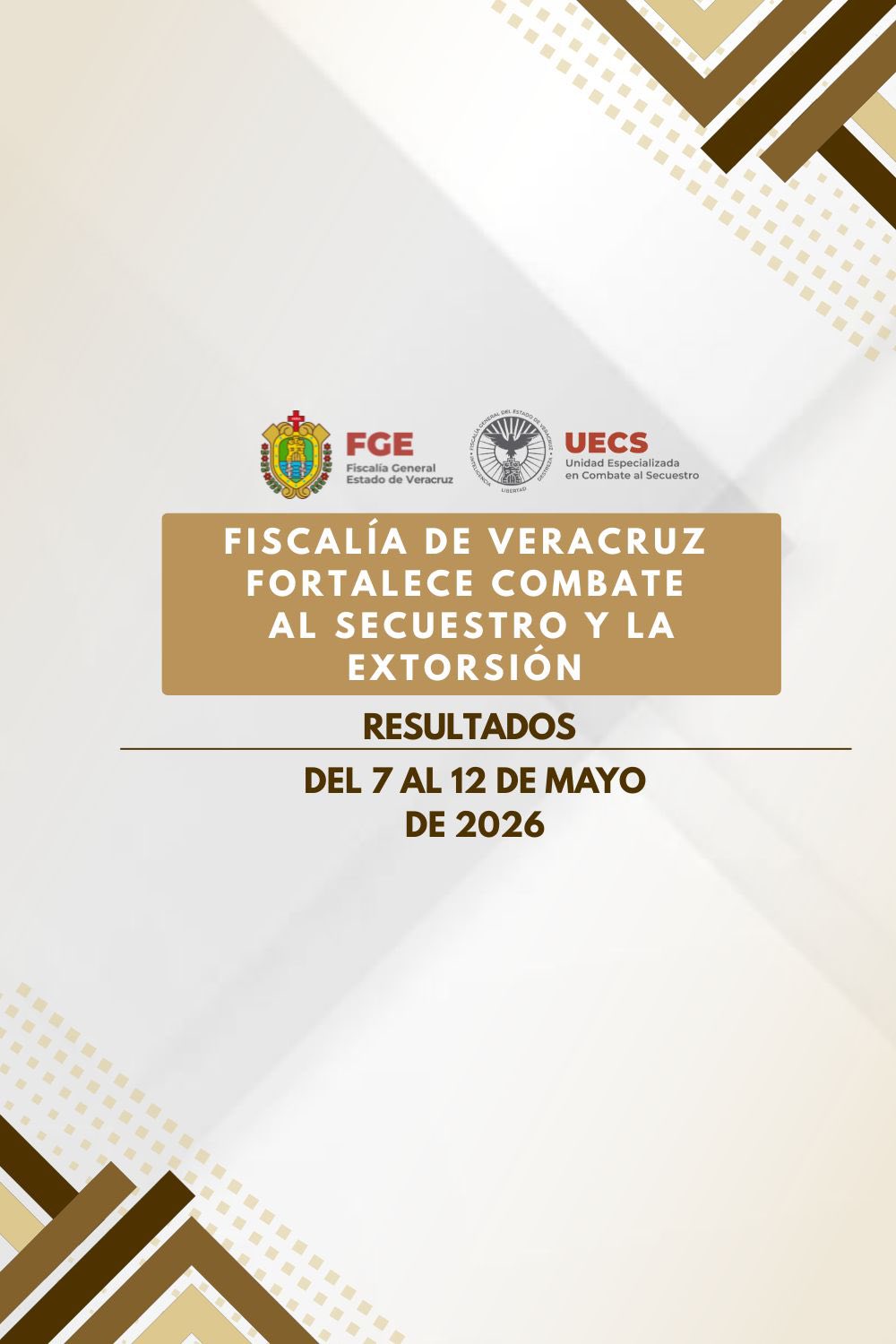 𝟲𝟬 𝗮𝗻̃𝗼𝘀 𝗱𝗲 𝗽𝗿𝗶𝘀𝗶𝗼́𝗻 𝗽𝗮𝗿𝗮 𝘀𝗲𝗰𝘂𝗲𝘀𝘁𝗿𝗮𝗱𝗼𝗿𝗲𝘀 𝗲𝗻 𝗧𝘂𝘅𝗽𝗮𝗻; 𝗙𝗚𝗘 𝗿𝗲𝗽𝗼𝗿𝘁𝗮 𝘀𝗲𝗺𝗮𝗻𝗮 𝗱𝗲 𝗿𝗲𝘀𝘂𝗹𝘁𝗮𝗱𝗼𝘀 𝗰𝗼𝗻𝘁𝘂𝗻𝗱𝗲𝗻𝘁𝗲𝘀 𝗰𝗼𝗻𝘁𝗿𝗮 𝗲𝗹 𝘀𝗲𝗰𝘂𝗲𝘀𝘁𝗿𝗼 𝘆 𝗹𝗮 𝗲𝘅𝘁𝗼𝗿𝘀𝗶𝗼́𝗻