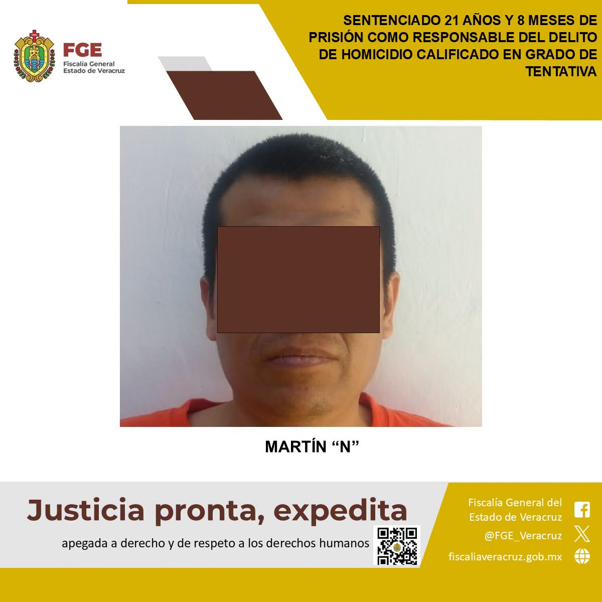 𝗦𝗲𝗻𝘁𝗲𝗻𝗰𝗶𝗮 𝗰𝗼𝗻𝗱𝗲𝗻𝗮𝘁𝗼𝗿𝗶𝗮 𝗽𝗼𝗿 𝘁𝗲𝗻𝘁𝗮𝘁𝗶𝘃𝗮 𝗱𝗲 𝗵𝗼𝗺𝗶𝗰𝗶𝗱𝗶𝗼 𝗲𝗻 𝗧𝘂𝘅𝗽𝗮𝗻: 𝟮𝟭 𝗮𝗻̃𝗼𝘀 𝗱𝗲 𝗽𝗿𝗶𝘀𝗶𝗼́𝗻 𝗽𝗮𝗿𝗮 𝗲𝗹 𝗿𝗲𝘀𝗽𝗼𝗻𝘀𝗮𝗯𝗹𝗲