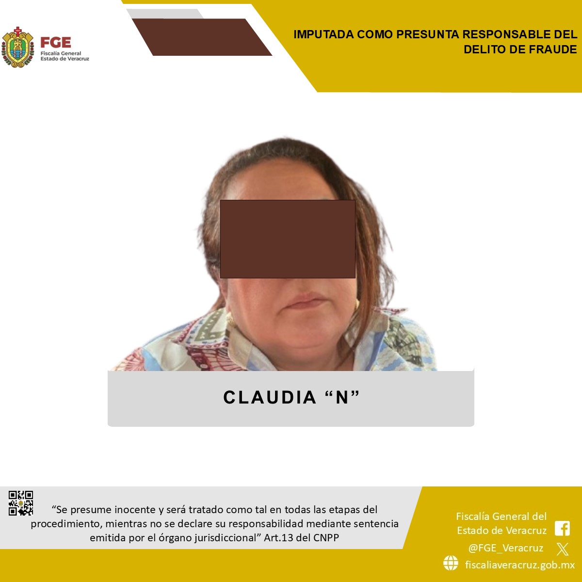𝗝𝘂𝗲𝘇 𝗱𝗶𝗰𝘁𝗮 𝗽𝗿𝗶𝘀𝗶𝗼́𝗻 𝗽𝗿𝗲𝘃𝗲𝗻𝘁𝗶𝘃𝗮 𝗮 𝗺𝘂𝗷𝗲𝗿 𝗮𝗰𝘂𝘀𝗮𝗱𝗮 𝗱𝗲 𝗳𝗿𝗮𝘂𝗱𝗲 𝗲𝗻 𝗖𝗼𝘀𝗮𝗺𝗮𝗹𝗼𝗮𝗽𝗮𝗻