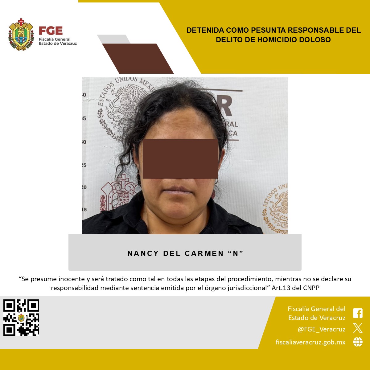 𝗙𝗶𝘀𝗰𝗮𝗹𝗶́𝗮 𝗚𝗲𝗻𝗲𝗿𝗮𝗹 𝗱𝗲 𝗩𝗲𝗿𝗮𝗰𝗿𝘂𝘇 𝗹𝗹𝗲𝘃𝗮 𝗮𝗻𝘁𝗲 𝗹𝗮 𝗷𝘂𝘀𝘁𝗶𝗰𝗶𝗮 𝗮 𝗽𝗿𝗲𝘀𝘂𝗻𝘁𝗮 𝗵𝗼𝗺𝗶𝗰𝗶𝗱𝗮 𝗱𝗲 𝗫𝗮𝗹𝗮𝗽𝗮