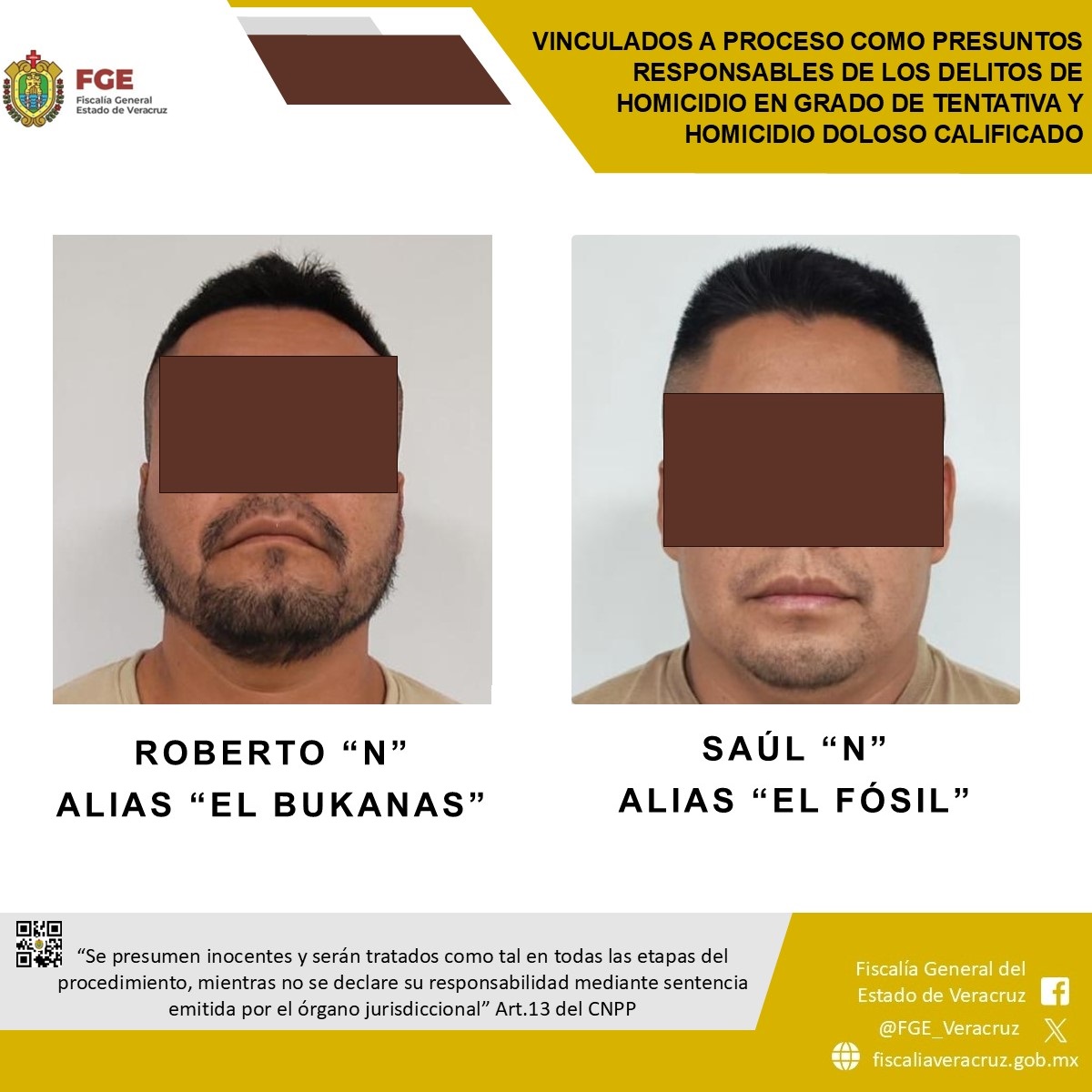 𝗩𝗶𝗻𝗰𝘂𝗹𝗮𝗻 𝗮 𝗽𝗿𝗼𝗰𝗲𝘀𝗼 𝗮 “𝗘𝗹 𝗕𝘂𝗸𝗮𝗻𝗮𝘀” 𝘆 “𝗘𝗹 𝗙𝗼́𝘀𝗶𝗹” 𝗽𝗼𝗿 𝗵𝗼𝗺𝗶𝗰𝗶𝗱𝗶𝗼𝘀 𝗼𝗰𝘂𝗿𝗿𝗶𝗱𝗼𝘀 𝗲𝗻 𝗔𝗰𝘂𝗹𝘁𝘇𝗶𝗻𝗴𝗼 𝘆 𝗡𝗼𝗴𝗮𝗹𝗲𝘀