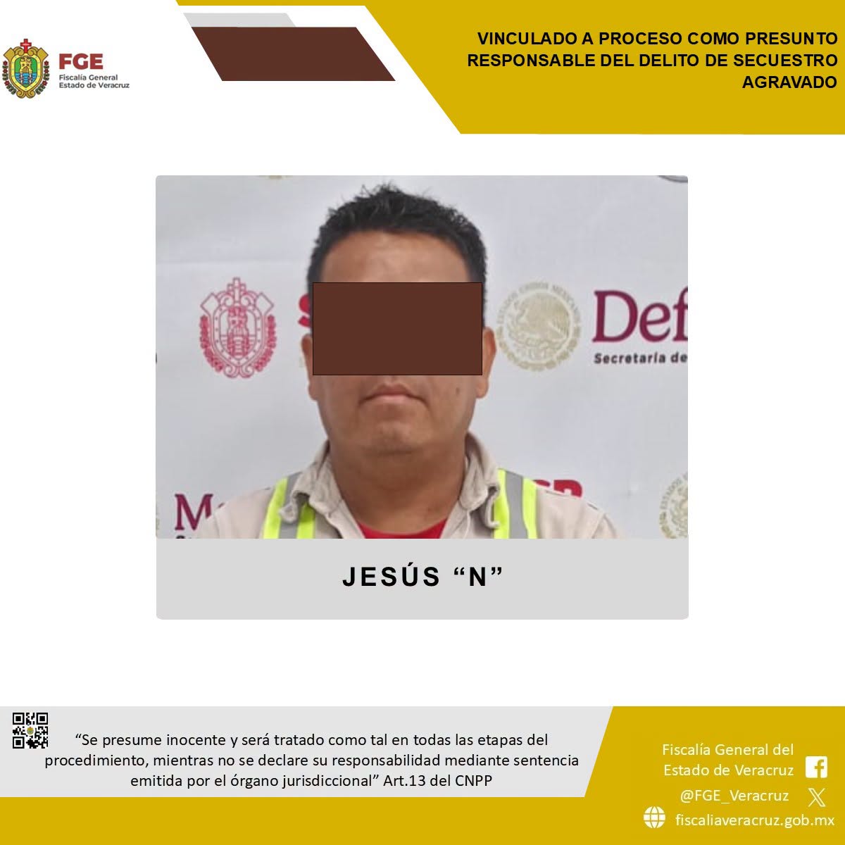 𝗩𝗶𝗻𝗰𝘂𝗹𝗮𝗻 𝗮 𝗽𝗿𝗼𝗰𝗲𝘀𝗼 𝗮 𝗽𝗿𝗲𝘀𝘂𝗻𝘁𝗼 𝘀𝗲𝗰𝘂𝗲𝘀𝘁𝗿𝗮𝗱𝗼𝗿; 𝗽𝗲𝗿𝗺𝗮𝗻𝗲𝗰𝗲𝗿𝗮́ 𝗲𝗻 𝗽𝗿𝗶𝘀𝗶𝗼́𝗻 𝗽𝗿𝗲𝘃𝗲𝗻𝘁𝗶𝘃𝗮